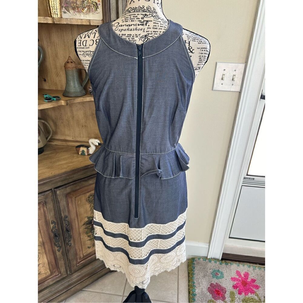 Anna Sui Chambray shift dress - Picture 2 of 8